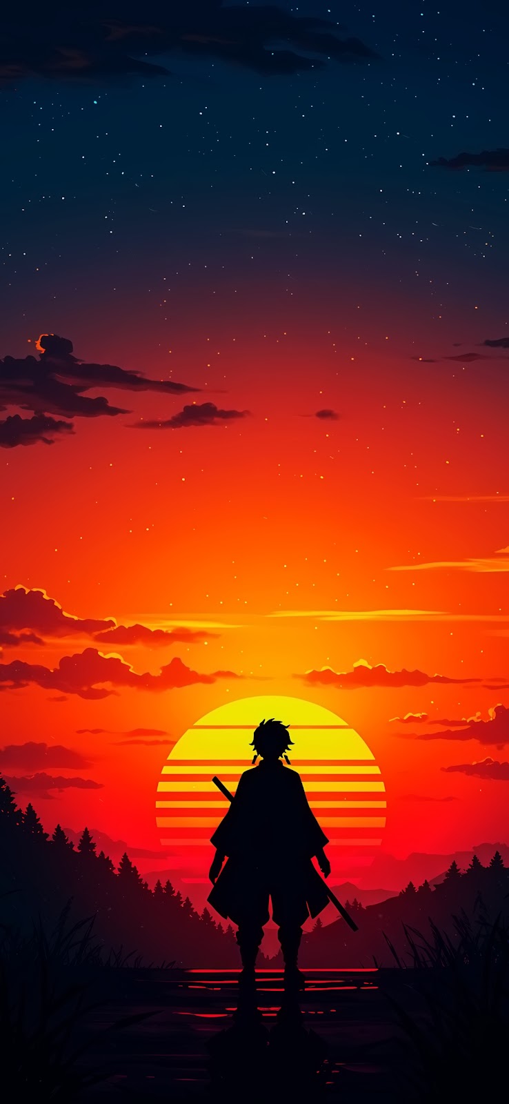 demon slayer tanjiro anime HD wallpaper for phone, free download