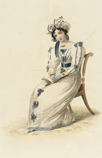 Fashion Plate, ‘Morning Dress’ for ‘The Repository of Arts’ Rudolph Ackermann (England, London, 1764-1834) England, London, March 1, 1827 Prints; engravings Hand-colored engraving on paper
