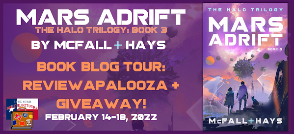 Mars Adrift book blog tour promotion banner