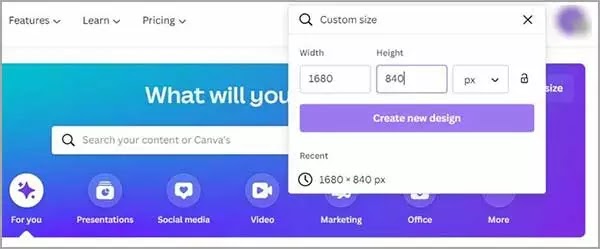 1-Creating-a-new-design-in-Canva-With-Custom-Size-2022