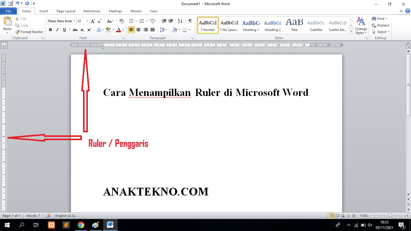 Cara Menampilkan Ruler Di Microsoft Word Mudah & Cepat