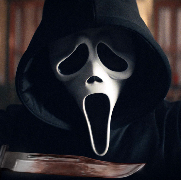 Ghostface in the newest SCREAM movie.