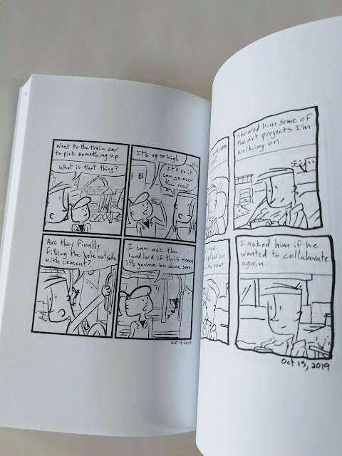 picture of webcomics in a book