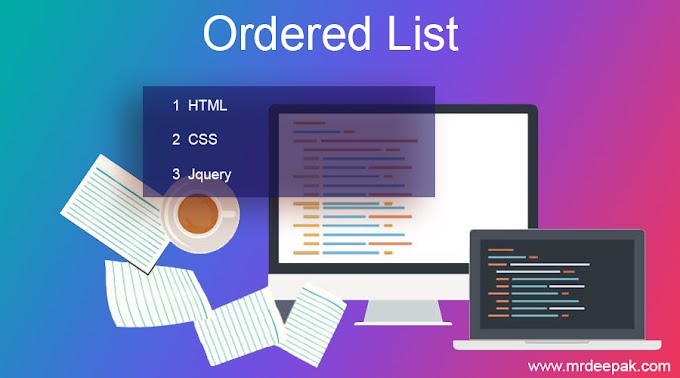What is Ordered List in HTML