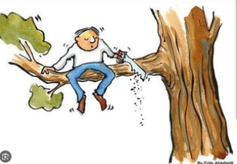 मूर्खांचा स्वर्ग, शहाण्यांना नर्क असतो.
