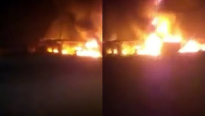 Scores Injured, Vehicles Burnt As Gas Station Explodes In Anambra (Video)