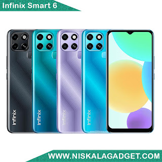 Spesifikasi dan Harga Lengkap Dari Infinix Smart 6 di Thailand