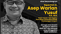 Yana Berduka, Prof. Asep Warlan Guru Besar Unpar Wafat