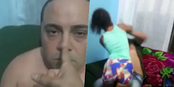 Vídeo: Mulher bate, ameaça namorado com uma faca e posta imagens nas redes