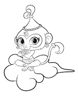 Tala- Shimmer and Shine coloring page