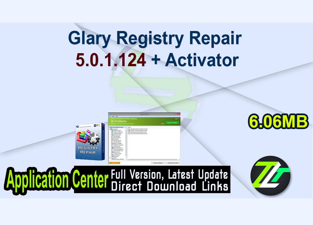 Glary Registry Repair 5.0.1.124 + Activator