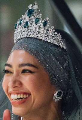 emerald tiara queen saleha brunei princess fadzilah