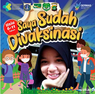 √Twibbon Saya Sudah Divaksin Untuk Anak Sekolah Dasar (SD) Terbaru 2022