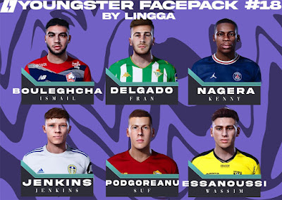 PES 2021 Youngster Facepack 18 by Lingga