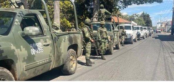 Mantienen fuerzas federales y estatales operativos de presencia en Uruapan