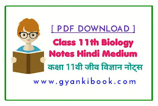 class 11 biology notes in hindi