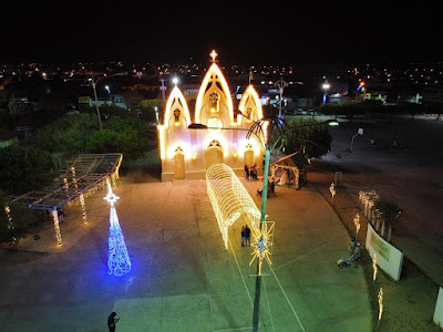 Chegada do Papai Noel e Cantata de Natal acontecem nesta terça-feira, 21, em Delmiro Gouveia