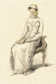 Fashion Plate, 'Morning Dress' for 'The Repository of Arts' Rudolph Ackermann (England, London, 1764-1834) England, London, April 1, 1813 Prints; engravings Hand-colored engraving on paper