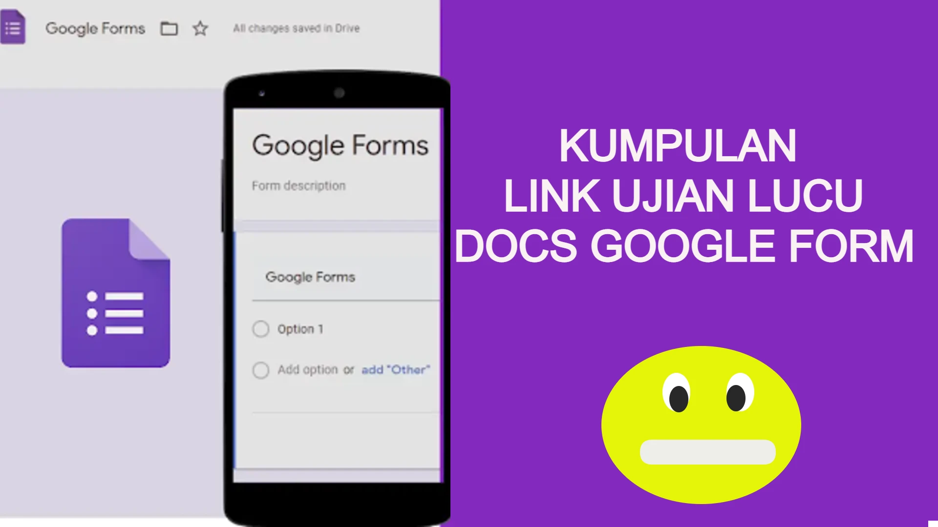 Kumpulan Link Ujian Lucu Docs Google Form