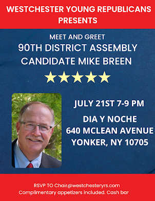 Yonkers Insider: Event from Westchester Young Republicans on July 21st: Elections 2022.