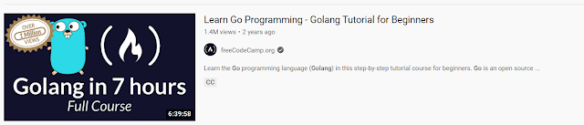 5 Free courses to learn Golang for Beginners i