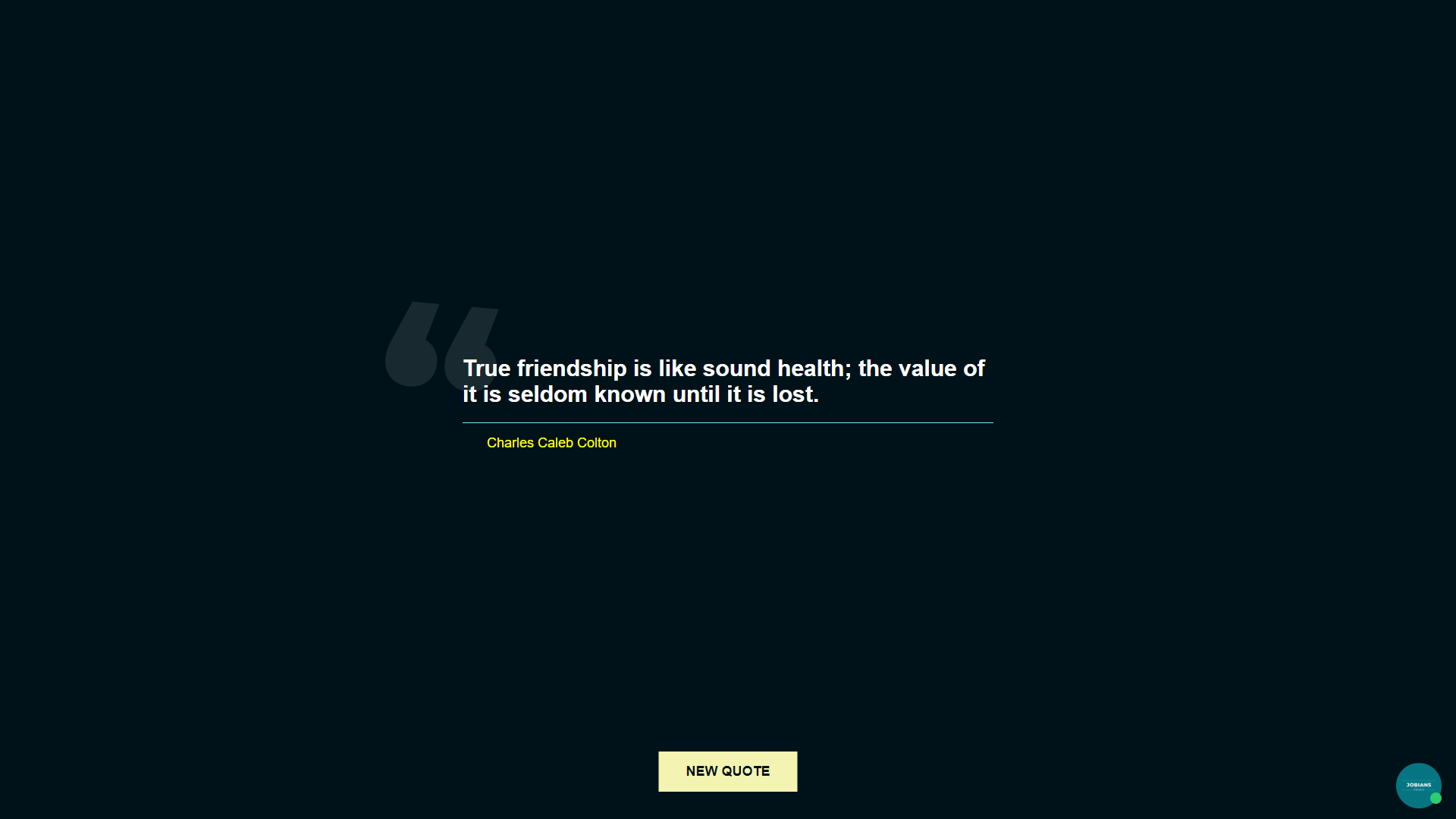 Quotes Generator Blogger Template