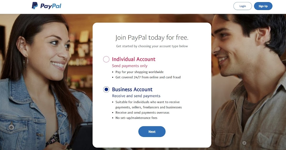 How to earn money via the Internet without any investment!!!! Step 1 - Create your Free PayPal for Business Account