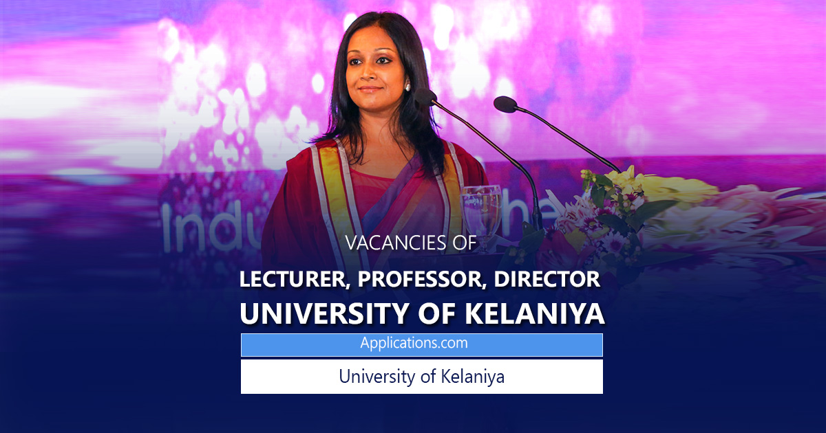 Vacancies of University of Kelaniya