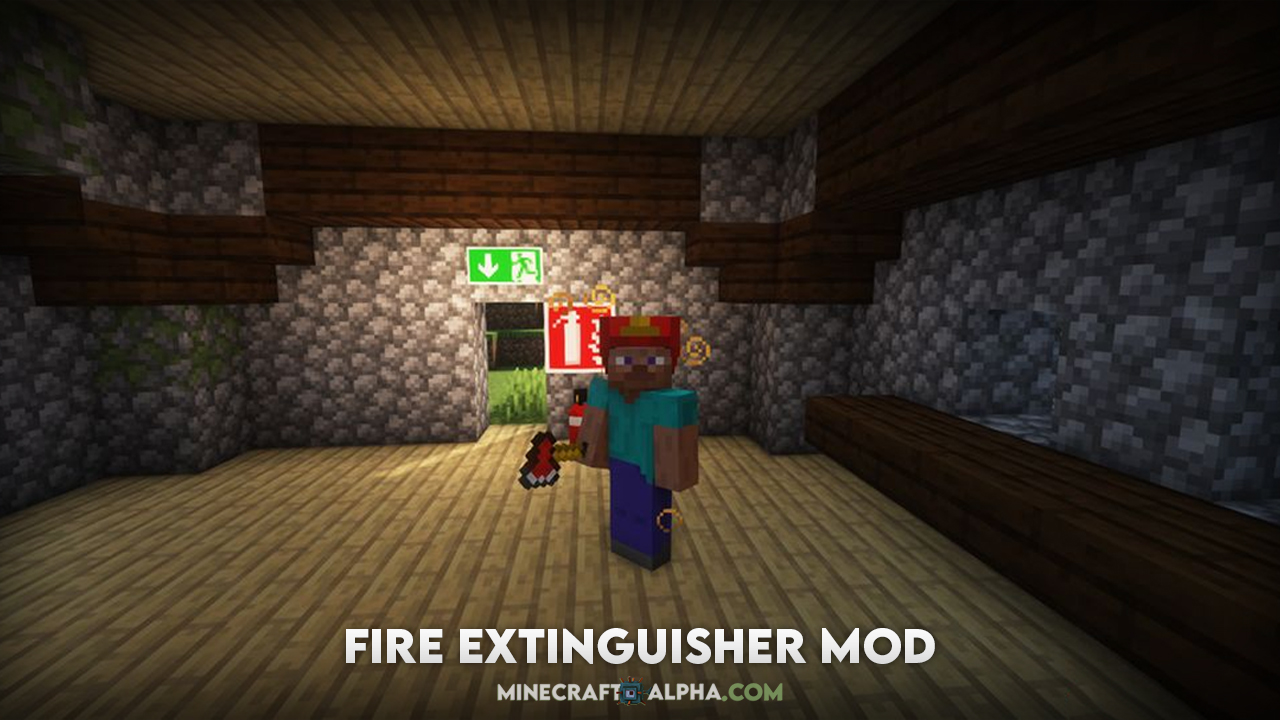 Fire Extinguisher Mod 1.18.1 (Items of Use)