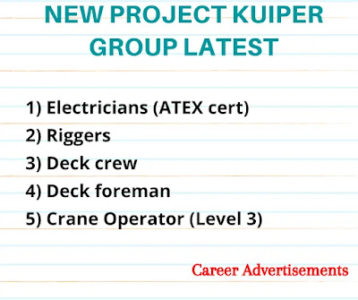 New project Kuiper Group Latest