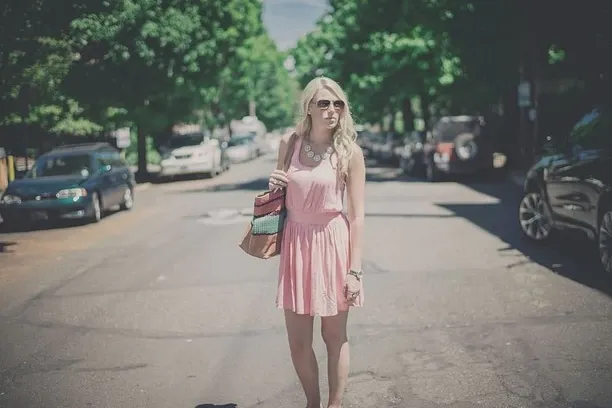 Fashion Pink Midi Dress