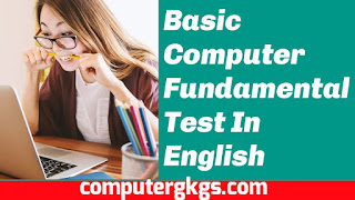 Basic Computer Fundamental Test in English