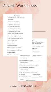 Adverb worksheets for class 3, adverb worksheet for class 3, adverb exercise for class 3 , adverbs of manner exercises pdf, adverbs worksheets pdf with answers, worksheet on adverbs for class 3, adverbs worksheet year 3 @momovators