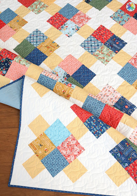 Prime Time quilt pattern by Andy Knowlton of A Bright Corner quilt blog