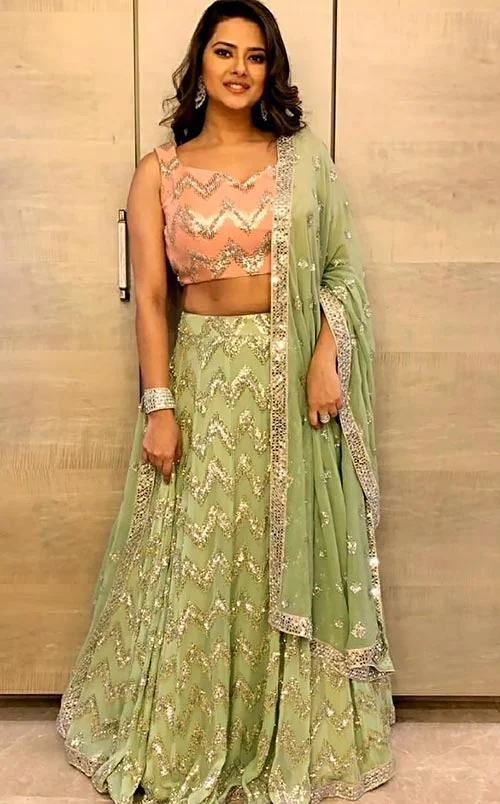 Kratika Sengar lehanga beautiful hot tv actress