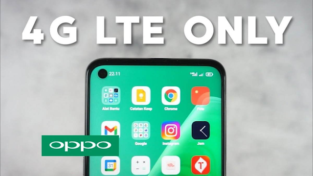 5 Cara Mengunci Jaringan 4g Oppo LTE Only Dengan Mudah