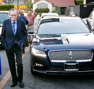 Picture of Alene Akins' ex-husband Larry King with a car