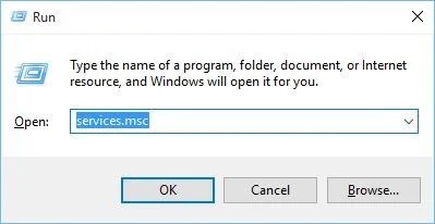 تأكد من تشغيل خدمة Windows Update