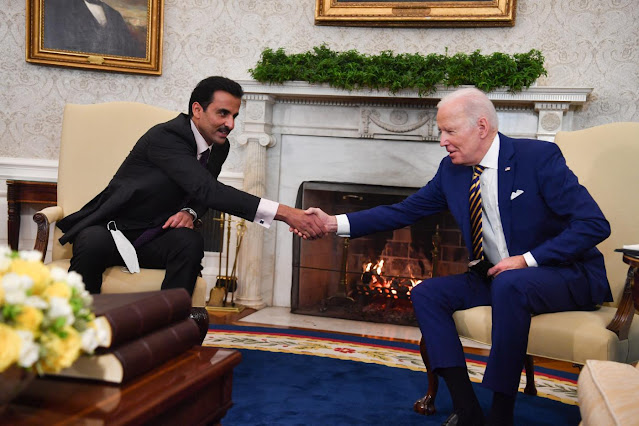 BIDEN FRONTS CRAFTY GEOPOLITICAL MOVE BY GRANTING "ALLY" STATUS TO QATAR