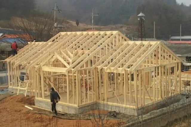 목조주택 목수