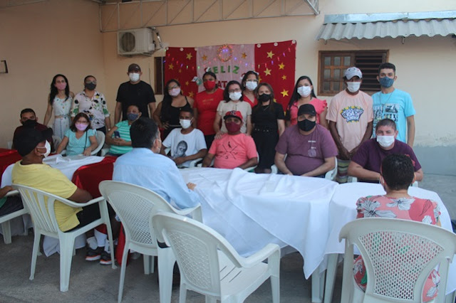 Caps Caraúbas realiza confraternização para celebrar Natal com seus pacientes