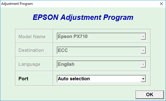 reset epson stylus photo px-700w