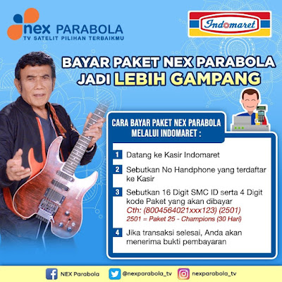 Beli Paket  Channel Nex Parabola Via Alfamart