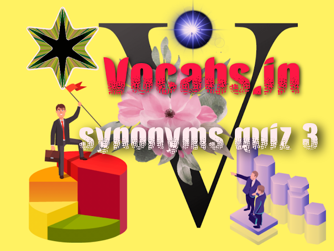 synonyms Quiz 3