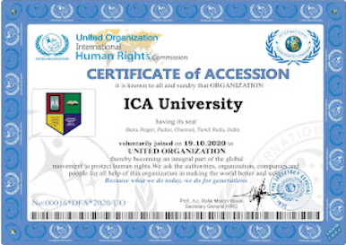 Accreditation Certificate-United Organizations