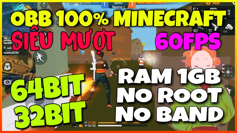 OBB V4.0 MINECRAFT OB30 - HƯỚNG DẪN FIX LAG FREE FIRE THƯỜNG FIX LAG OBB 100% MINECRAFT