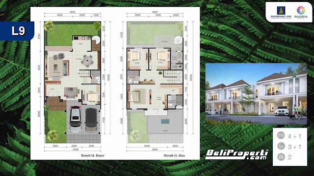 jual rumah baru pasadena serpong