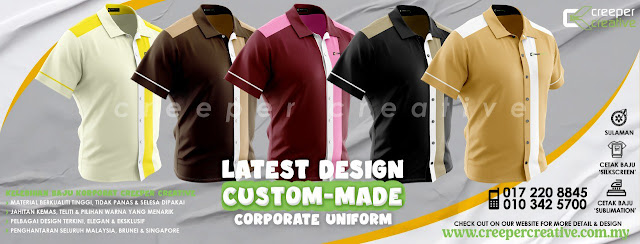 Kemeja Korporat Design Creeper Creative