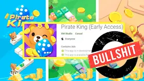Aplikasi Pirate King, Penghasil Uang Buang Waktu