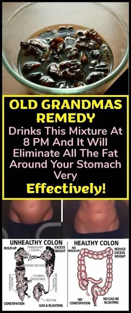 Drinks This Mixture At 8 PM And It Will Eliminate All The Fat Around Your Stomach Very Effectively